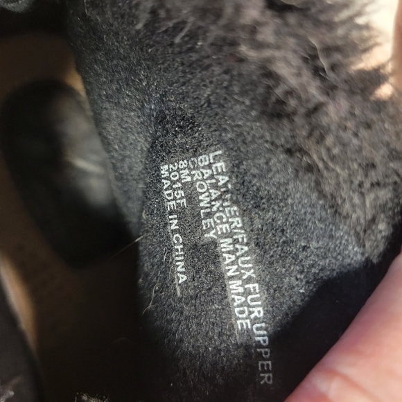 Earth Origins Black Suede Ankle Boots Size 8 - Picture 6 of 9